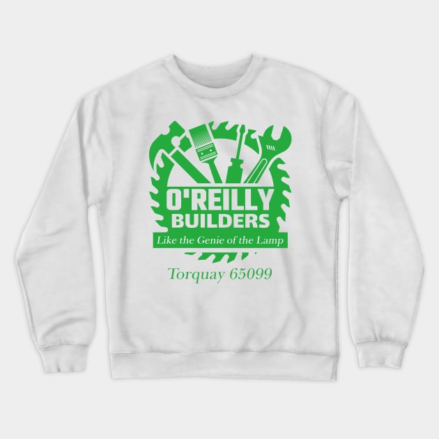 O'Reilly Builders Like the Genie of the Lamp Crewneck Sweatshirt by Meta Cortex